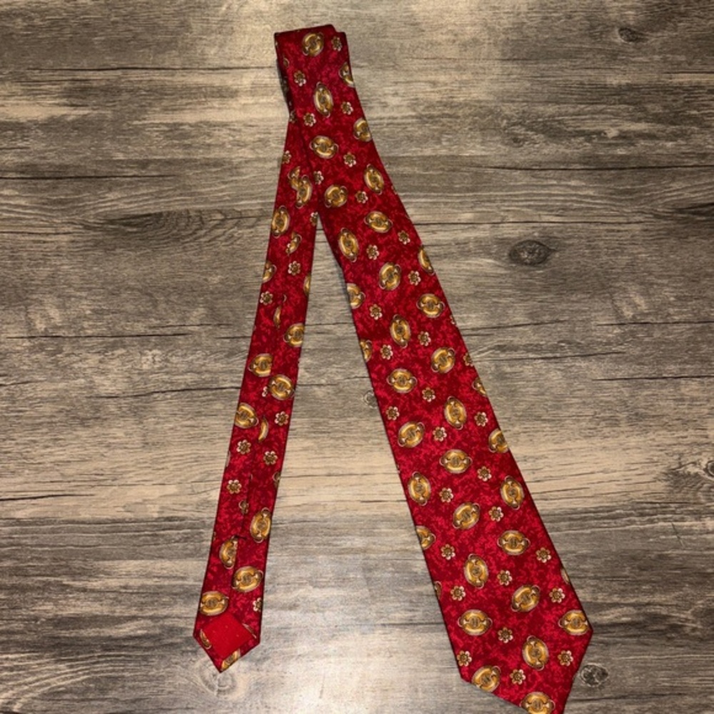 CELINE 100 silk mens tie -